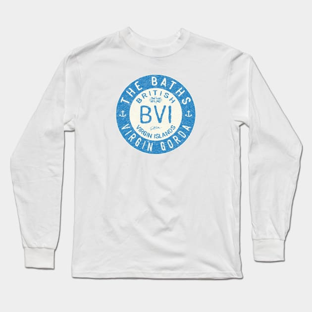 The Baths, Virgin Gorda, British Virgin Islands Long Sleeve T-Shirt by jcombs